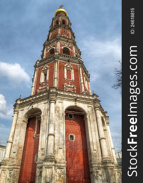 Bell tower in Novodevichy convent