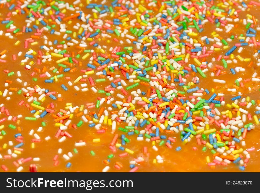 Sugar spreading pastry decoration