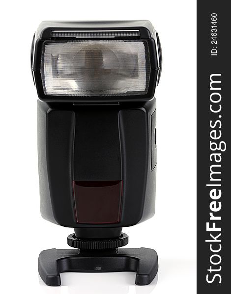 Off camera flash with shoe mount stand.
