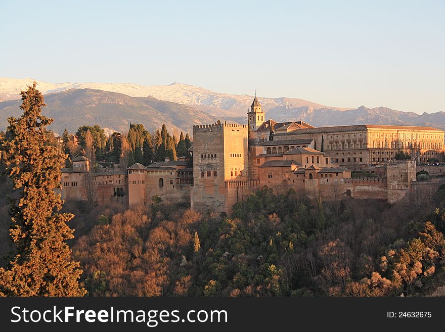 A nice view of the Alhambra from the Mirador de San Nicolas. A nice view of the Alhambra from the Mirador de San Nicolas