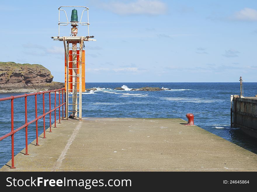 Eyemouth Harbour Entrance , Berwickshire