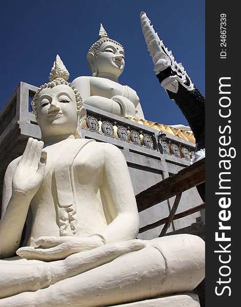 Buddha image - Phra Mongkol Muni Sri Nachuak, Mahasarakham, Thailand.