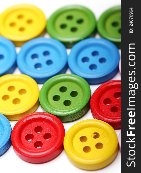 Many Colorful Buttons