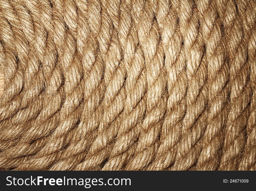 Background of old rope texture