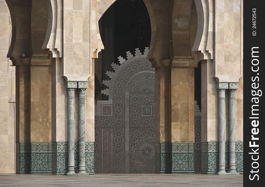 Morocco. Casablanca. Mosque Of Hassan II