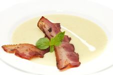 Pea Soup And Bacon Royalty Free Stock Photo Pea Soup And Bacon Royalty Free Stock Photo