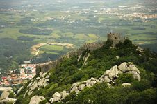Castelo Dos Mouros In Sintra, &x28;Portugal&x29; Stock Photography Castelo Dos Mouros In Sintra, &x28;Portugal&x29; Stock Photography