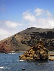 El Golfo Volcanic Zone &x28;Lanzarote&x29; Stock Photo El Golfo Volcanic Zone &x28;Lanzarote&x29; Stock Photo