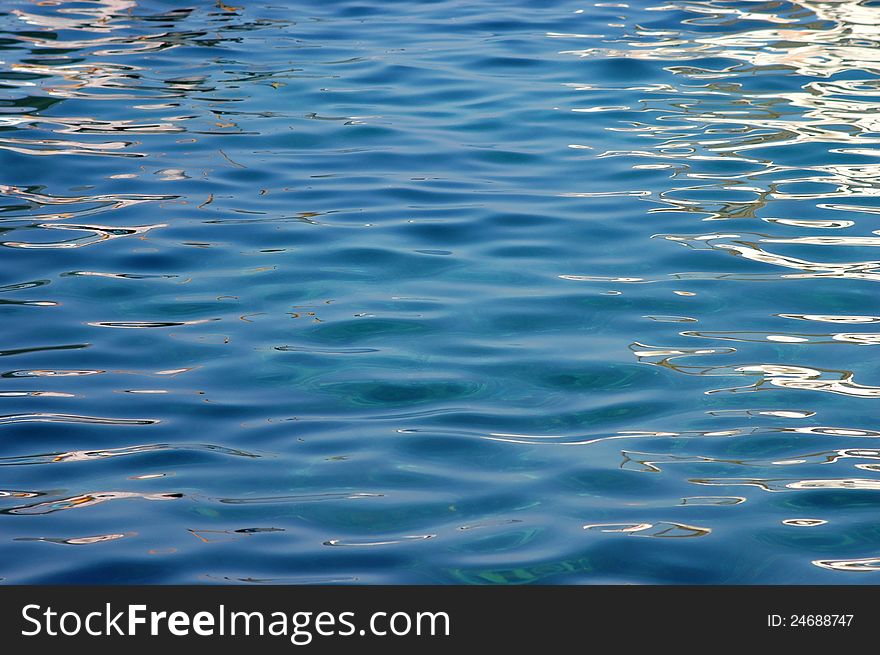 Painting reflections in the water. Painting reflections in the water