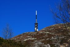 Tower At Ulriken Bergen Royalty Free Stock Images Tower At Ulriken Bergen Royalty Free Stock Images