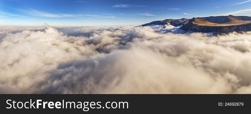 Above the clouds, Drakensberg, South Africa
