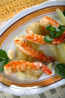 Delicious Grilled Shrimps Stock Images Delicious Grilled Shrimps Stock Images