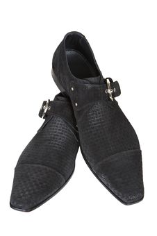 Suede Low Shoes Stock Photography