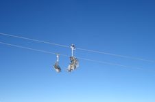 Ski Chairlift Stock Photography