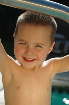 Learning How To Swim Royalty Free Stock Photo Learning How To Swim Royalty Free Stock Photo