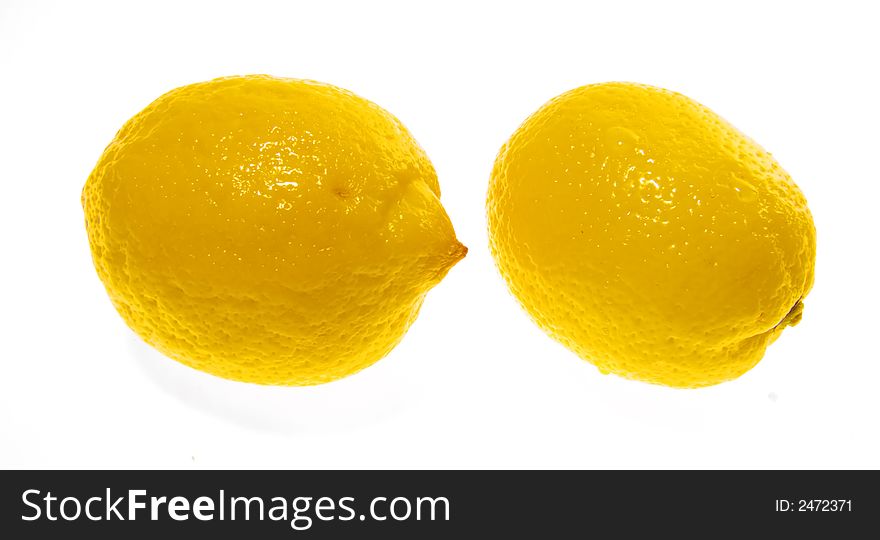 Lemon isolated object. agriculture, background, close