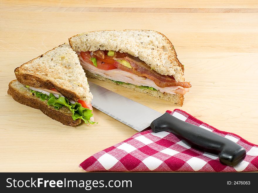 Turkey And Bacon Sandwich