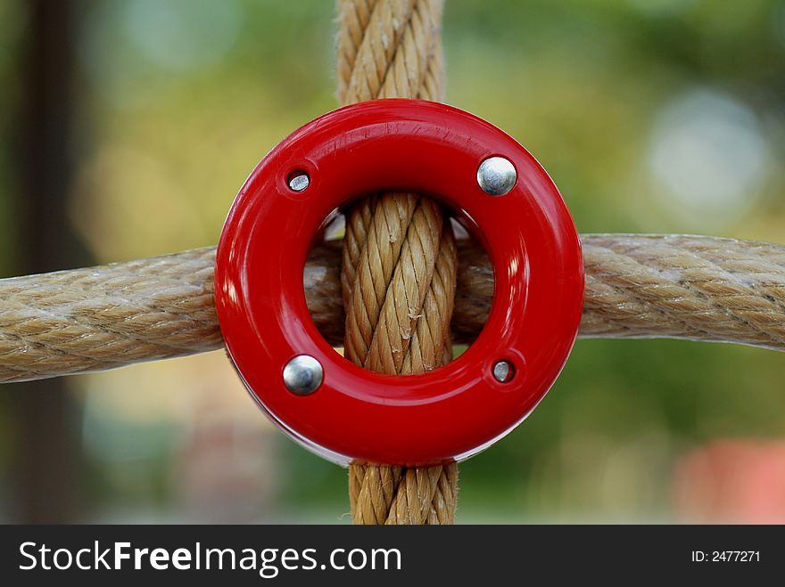 Rope Holder In The Playground