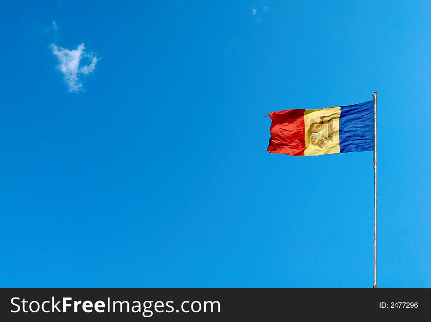 Government flag of Moldova republic. Government flag of Moldova republic