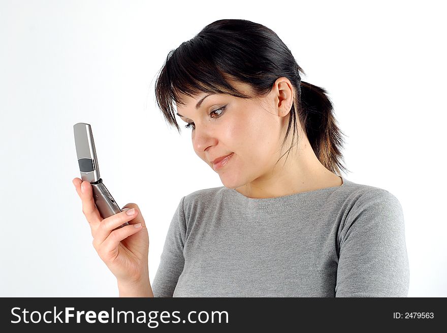 Woman With Mobile Phone 11