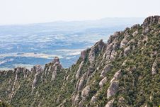Montserrat Mountain. Catalonia. Spain Royalty Free Stock Photography