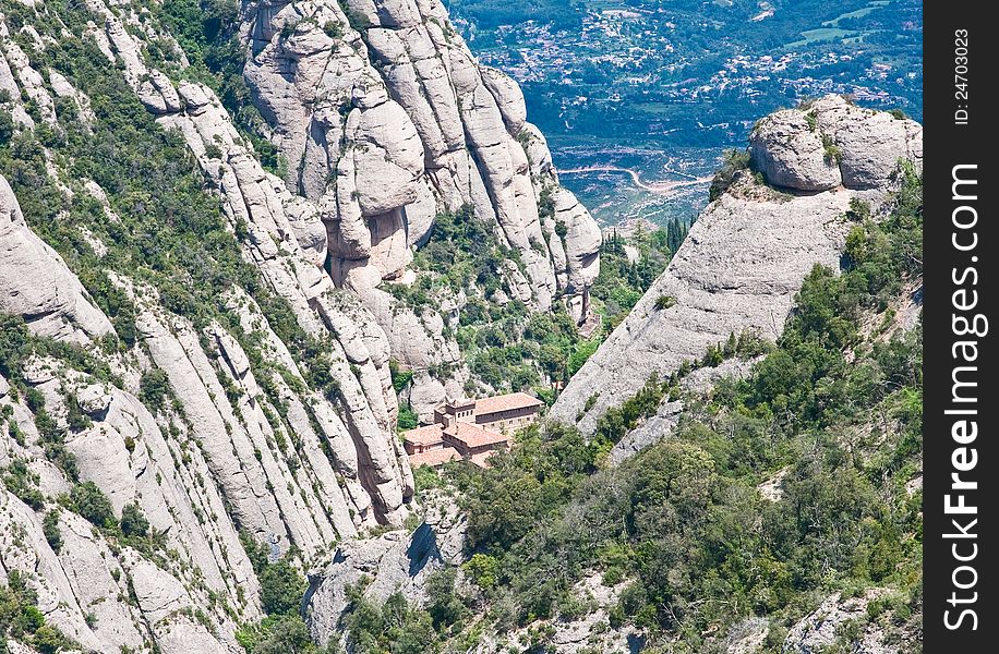 Monastery Of Montserrat. Catalonia