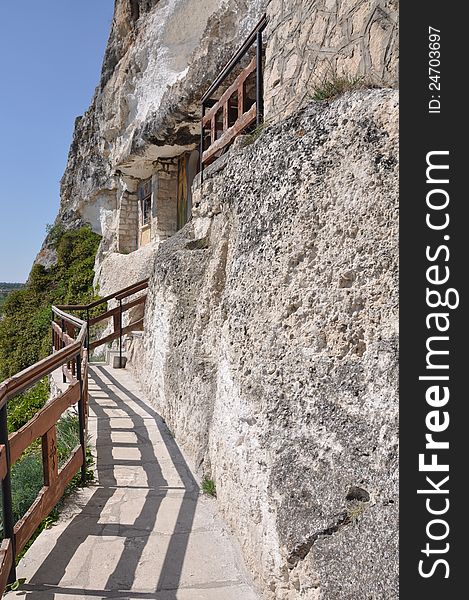 Stone stairs church