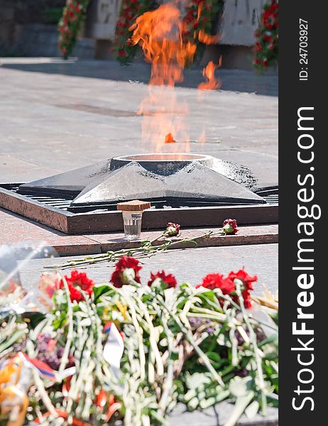 The Eternal Flame At The Monument To Eternal Glory