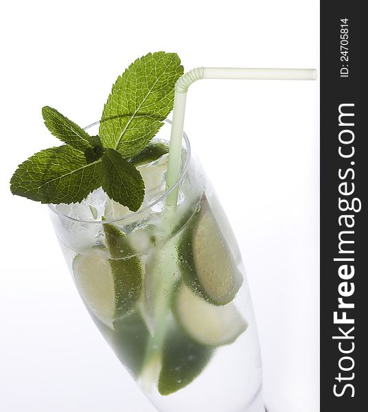 Fresh mojito drink with mint