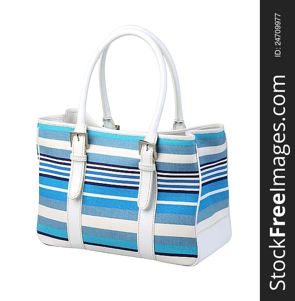 Beautiful colorful strip lady handbag for your casual day