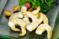 Boiled Shrimps Royalty Free Stock Photography Boiled Shrimps Royalty Free Stock Photography