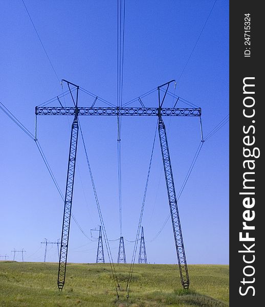 High voltage wires and construction. High voltage wires and construction