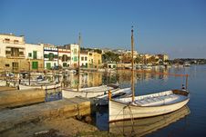 Porto Colom Dock Royalty Free Stock Image Porto Colom Dock Royalty Free Stock Image