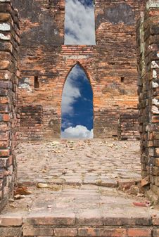 Sky Brick Door. Stock Photos Sky Brick Door. Stock Photos