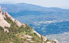 Montserrat Mountain. Catalonia. Spain Royalty Free Stock Images