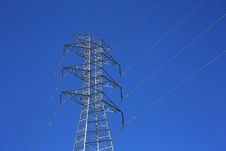 High Voltage Tower Royalty Free Stock Photography High Voltage Tower Royalty Free Stock Photography