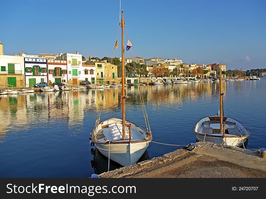 Porto Colom village in Majorca (Spain)