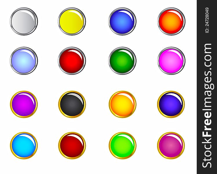 A collection of buttons useful for website. A collection of buttons useful for website