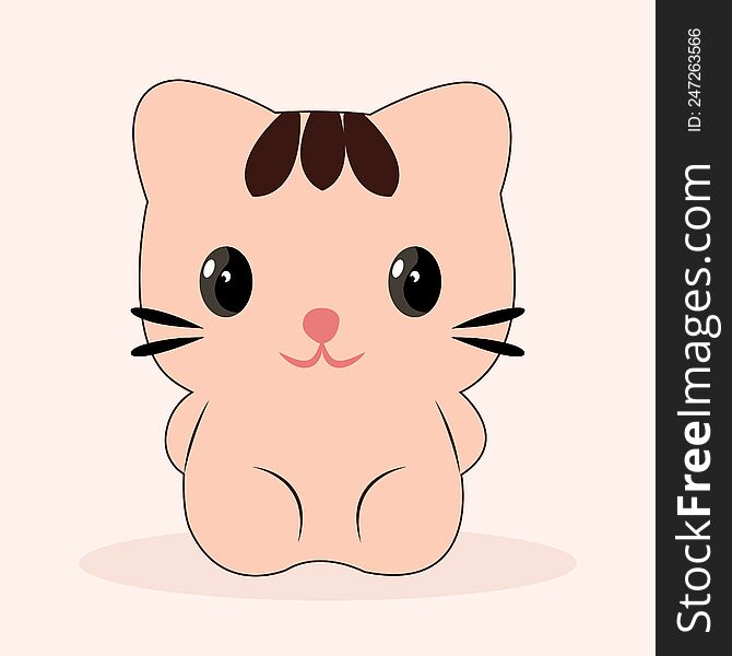 cute cartoon cat clipart