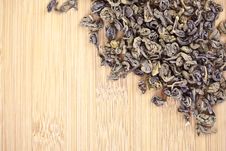 Green Tea Dried Leaves Stock Image Green Tea Dried Leaves Stock Image