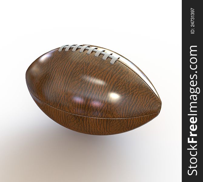 American football 3D graphic