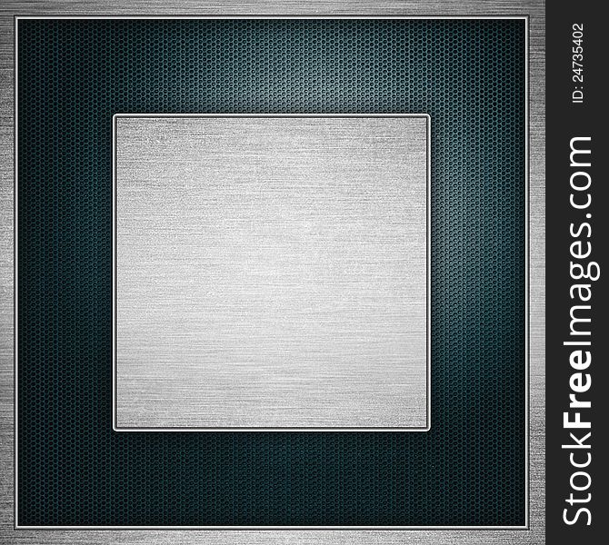 Brushed metal background, place for your content