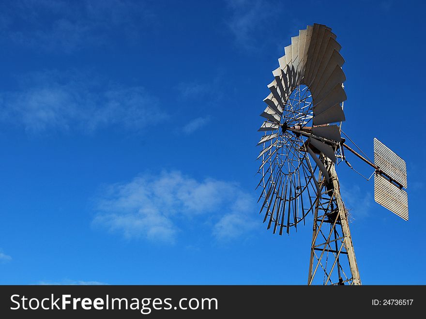 Windmill in the South Australian Outback. Windmill in the South Australian Outback