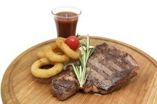 Steak On The Grill Royalty Free Stock Photography Steak On The Grill Royalty Free Stock Photography