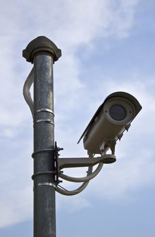 Surveillance Security Camera Or CCTV Royalty Free Stock Photo Surveillance Security Camera Or CCTV Royalty Free Stock Photo