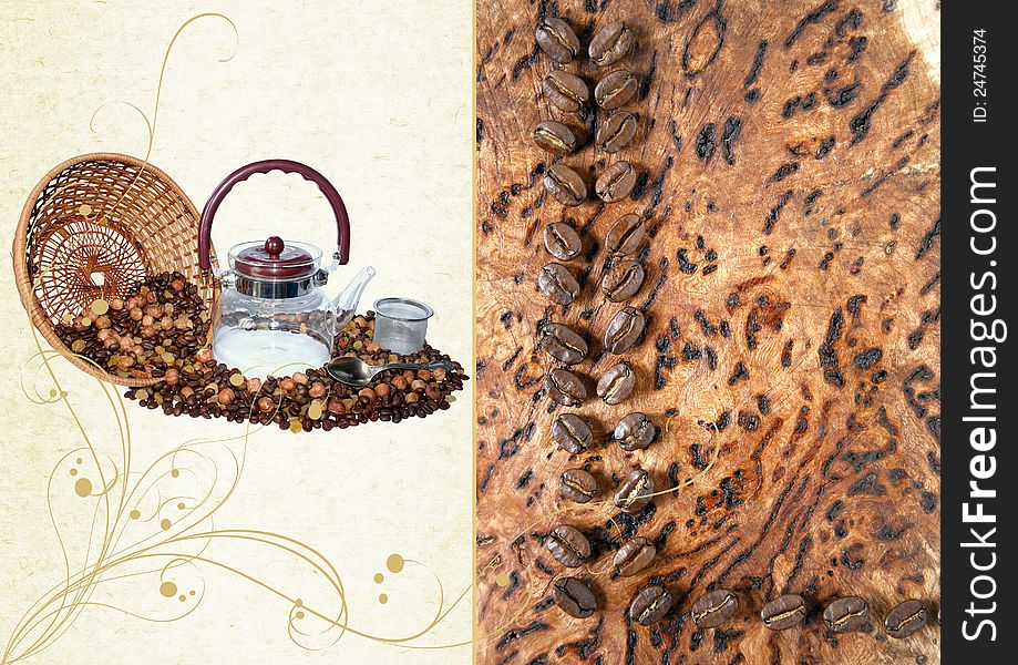 Coffee collage for your design. Coffee collage for your design.