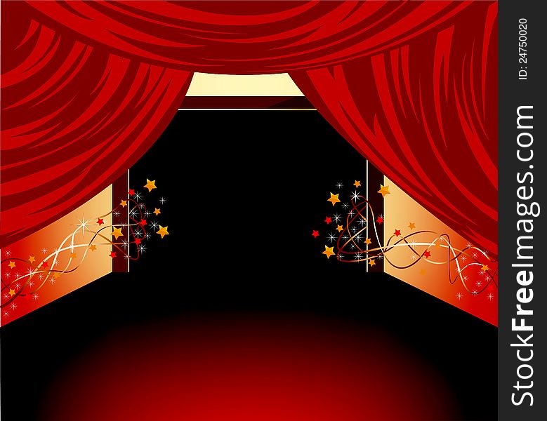 Red Curtains Background - Free Stock Images & Photos - 24750020 |  