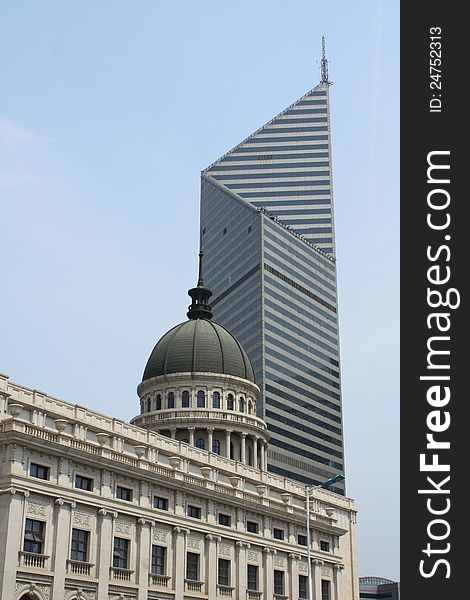 This is a photo of Tianjin city buildingã€‚