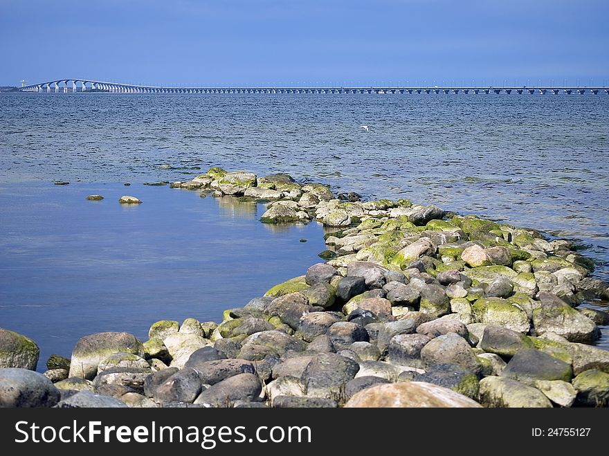 Landscape with Bridge between Kalmar and �land