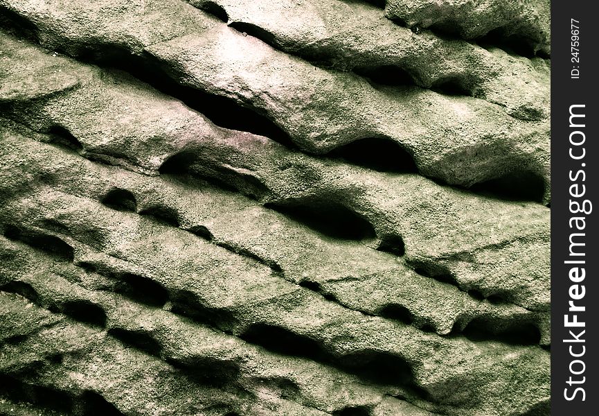 Structured sandstone